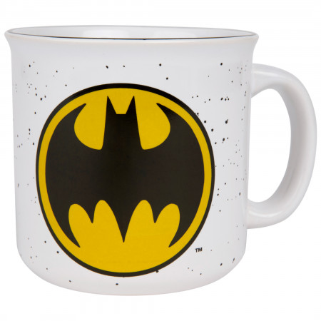 DC Comics Batman Circular Symbol Jumbo 20oz Ceramic Camper Mug